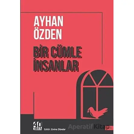 Bir Cümle İnsanlar - Ayhan Özden - 40 Kitap
