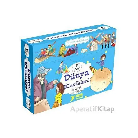 4. Sınıf Dünya Klasikleri Serisi (10 Kitaplık Set) - Kolektif - Yuva Yayınları