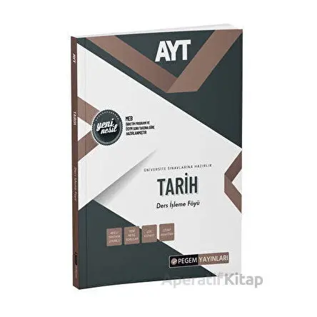 AYT Tarih Ders İşleme Föyü - Kolektif - Pegem Akademi Yayıncılık