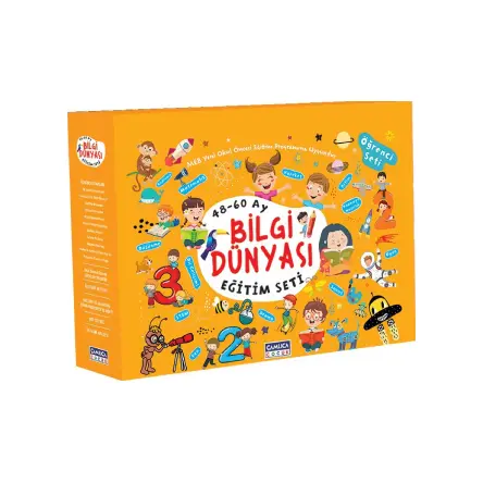 5 Yaş Bilgi Dünyası Eğitim Seti (48-60 Ay) - Çamlıca Çocuk