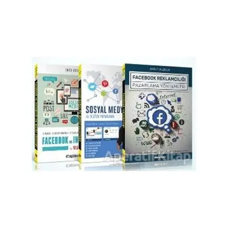 Facebook Instagram ve Sosyal Medya Reklamcılıgˆı Eğitim Seti (3 Kitap)
