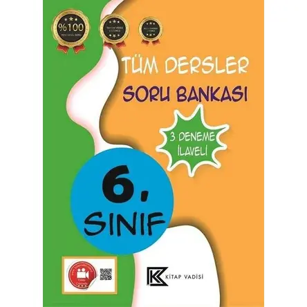 Kitap Vadisi 6. Sınıf Tüm Dersler Soru Bankası Video Çözümlü