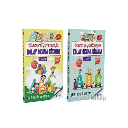 Basara Yöntemiyle Kolay Okuma Kitabım 1-2 Cilt Set - Halil İbrahim Orçan - Sen Yayınları