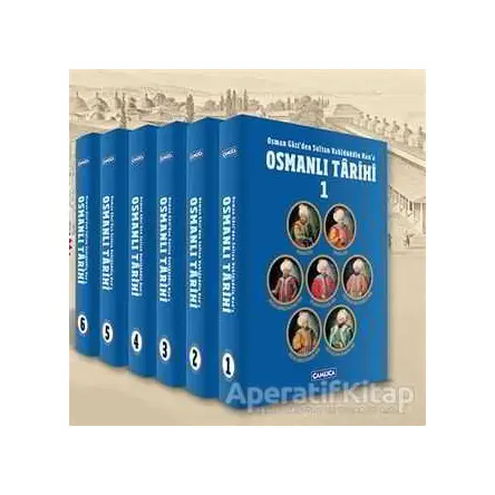 Osman Gaziden Sultan Vahidüddin Hana Osmanlı Tarihi (6 Kitap Kutulu Takım)