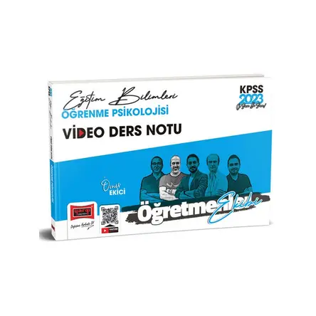 Yargı 2023 KPSS Eğitim Bilimleri Öğretmenler Ekibi Öğrenme Psikolojisi Video Ders Notları
