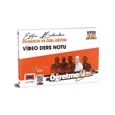 Yargı 2023 KPSS Eğitim Bilimleri Öğretmenler Ekibi Rehberlik ve Özel Eğitim Video Ders Notları