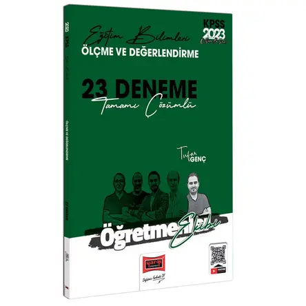 Yargı 2023 KPSS Eğitim Bilimleri Öğretmenler Ekibi Ölçme ve Değerlendirme Çözümlü 23 Deneme Sınavı