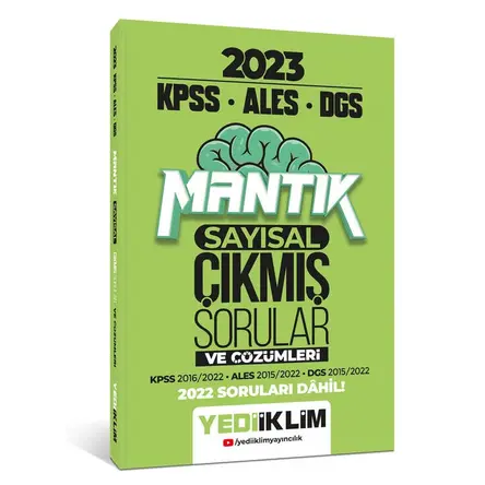 Yediiklim 2023 KPSS ALES DGS Sayısal Mantık Tamamı Çözümlü Çıkmış Sorular