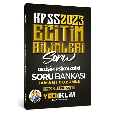 Yediiklim 2023 KPSS Eğitim Bilimleri Gelişim Psikolojisi Tamamı Çözümlü Soru Bankası