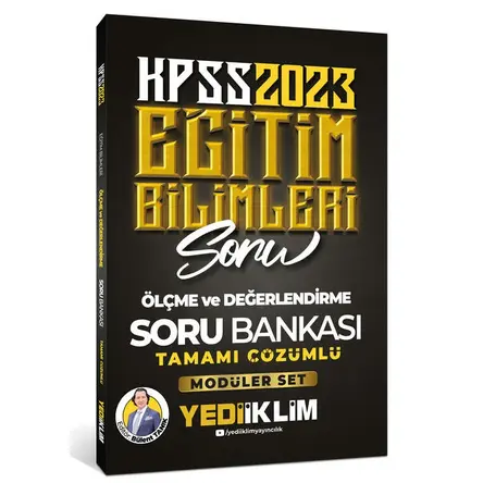 Yediiklim 2023 KPSS Eğitim Bilimleri Ölçme ve Değerlendirme Tamamı Çözümlü Soru Bankası
