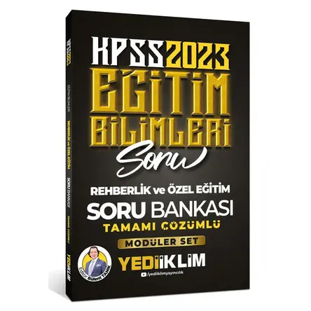 Yediiklim 2023 KPSS Eğitim Bilimleri Rehberlik ve Özel Eğitim Tamamı Çözümlü Soru Bankası