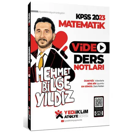 Yediiklim 2023 KPSS Atölye Serisi Matematik Video Ders Notları