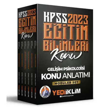 Yediiklim 2023 KPSS Eğitim Bilimleri Konu Anlatımlı Modüler Set