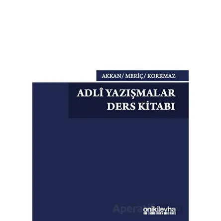 Adli Yazışmalar Ders Kitabı - Nedim Meriç - On İki Levha Yayınları