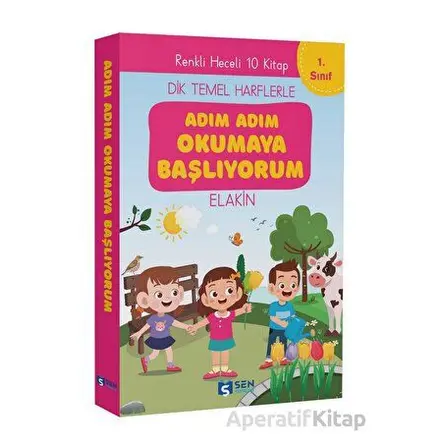 Adım Adım Okumaya Başlıyorum İlk Okuma Kitapları - Kolektif - Sen Yayınları
