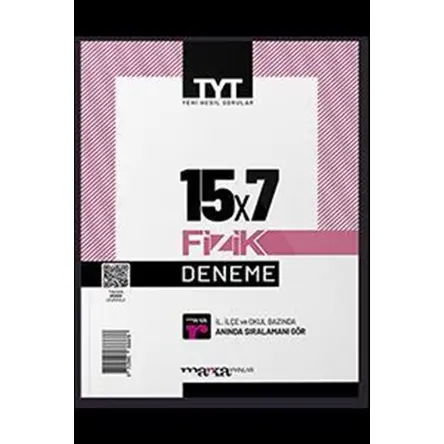 Marka 2024 TYT Fizik 15x7 Deneme Tamamı Video Çözümlü