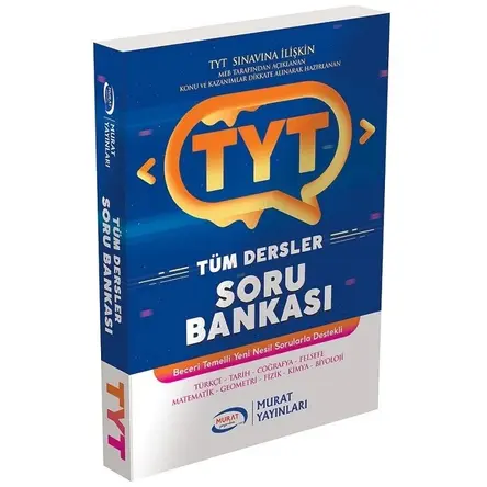 Murat TYT Tüm Dersler Soru Bankası (Kampanyalı)