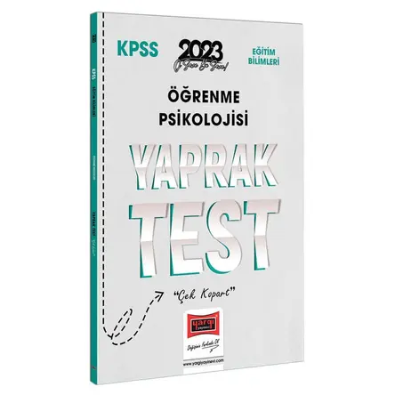 Yargı 2023 KPSS Eğitim Bilimleri Öğrenme Psikolojisi Yaprak Test