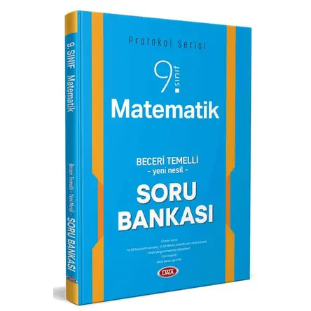 Data 9. Sınıf Matematik Beceri Temelli Soru Bankası (Protokol Serisi)