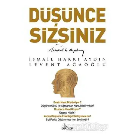 Düşünce Sizsiniz - İsmail Hakkı Aydın - Girdap Kitap