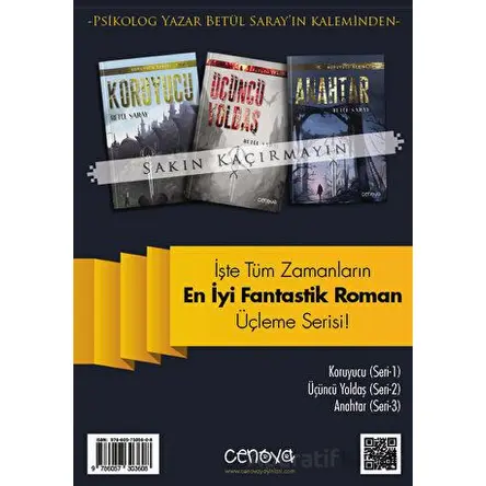 Fantastik Roman Üçleme Serisi - Betül Saray - Cenova Yayınları
