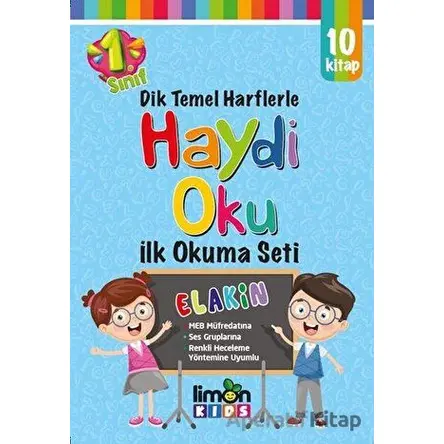 Haydi Oku - 1. Sınıf İlk Okuma Seti (10 Cilt Takım) - Kolektif - limonKIDS