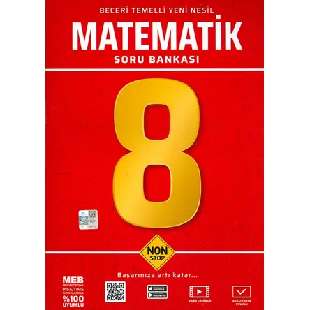 8.Sınıf Beceri Temelli Matematik Non Stop Soru Bankası Europa Yayınları