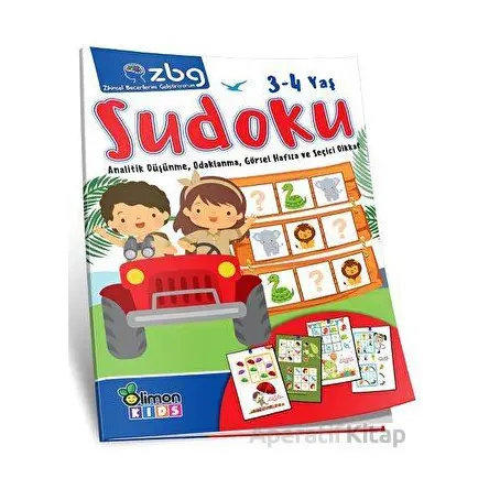 Zbg 3-4 Yaş Sudoku - Fethiye Tunç - limonKIDS