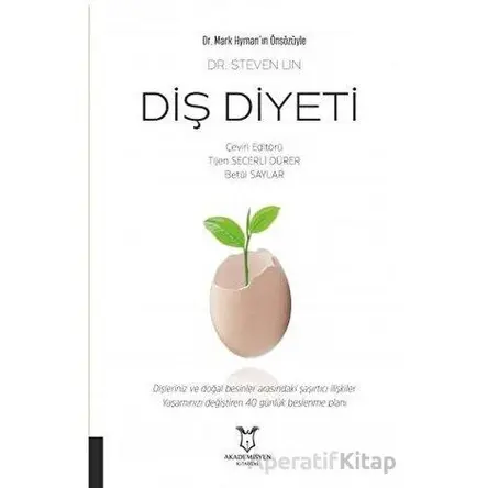 Diş Diyeti - Steven Lin - Akademisyen Kitabevi