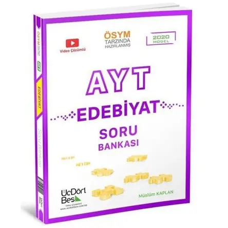 ÜçDörtBeş AYT Edebiyat Soru Bankası 2020 (Kampanyalı)