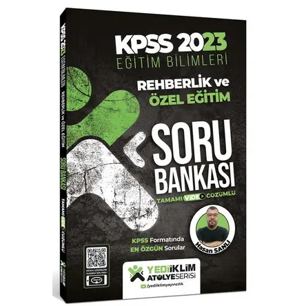 Yediiklim 2023 KPSS Eğitim Bilimleri Atölye Serisi Rehberlik ve Özel Eğitim Çözümlü Soru Bankası
