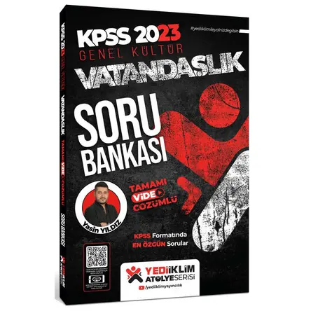 Yediiklim 2023 KPSS Atölye Serisi Vatandaşlık Tamamı Video Çözümlü Soru Bankası