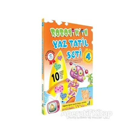 4. Sınıf 2019 Robotikin Yaz Tatil Seti - Kolektif - Damla Yayınevi