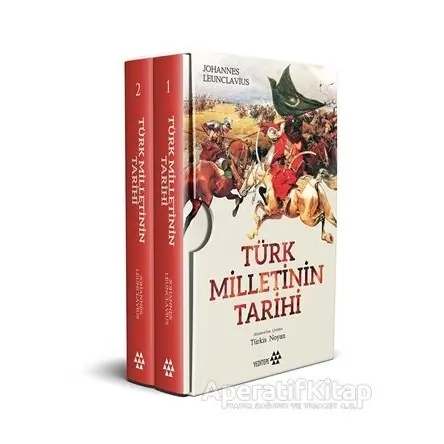 Türk Milletinin Tarihi (2 Kitap Takım Kutulu) - Johannes Leunclavius - Yeditepe Yayınevi