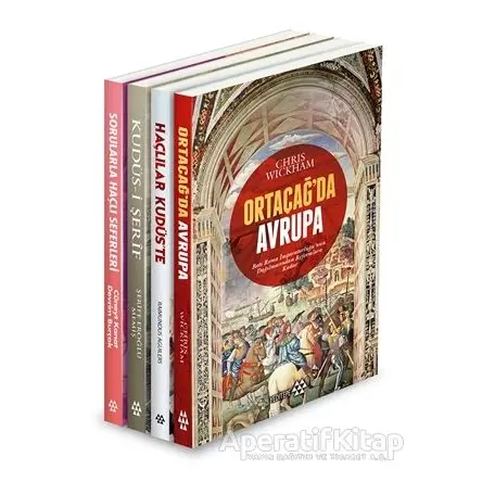 Haçlılar Seti - 4 Kitap Takım - Raimundus Aguilers - Yeditepe Yayınevi