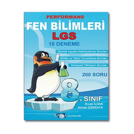 İdol 8. Sınıf Performans Fen Bilimleri LGS 10 Deneme