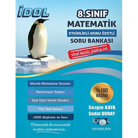 İdol 8. Sınıf Matematik Etkinlikli Soru Bankası
