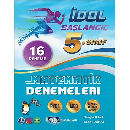 İdol 5. Sınıf Başlangıç Matematik 16 Deneme
