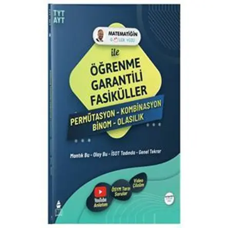 Matematiğin Güler Yüzü TYT AYT Permütasyon Kombinasyon Binom Olasılık Öğrenme Garantili Fasiküller