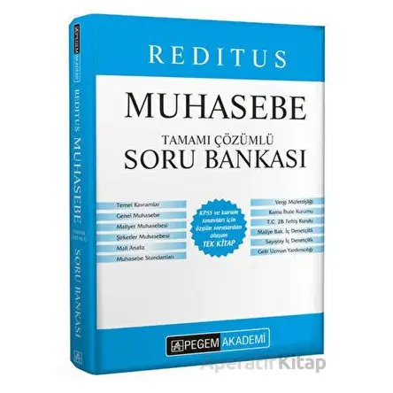 KPSS A Grubu Muhasebe Soru Bankası - Kolektif - Pegem Akademi Yayıncılık