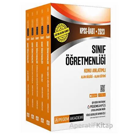 2023 KPSS ÖABT Sınıf Öğretmenliği Konu Anlatımlı - Kolektif - Pegem Akademi Yayıncılık