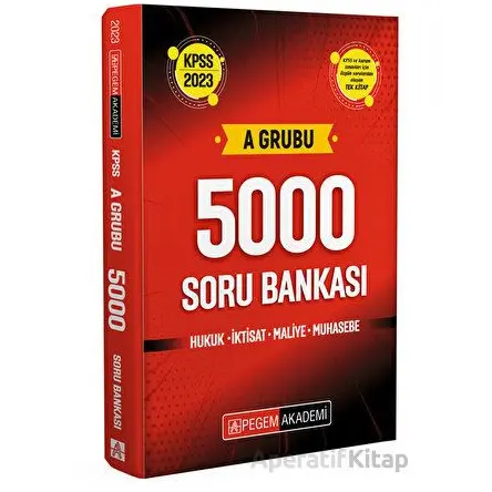 KPSS A Grubu 5000 Soru Bankası - Kolektif - Pegem Akademi Yayıncılık