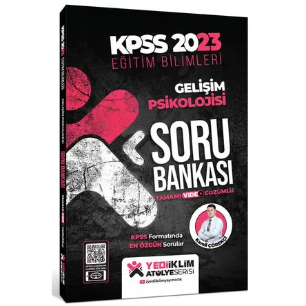 Yediiklim 2023 KPSS Eğitim Bilimleri Atölye Serisi Gelişim Psikolojisi Video Çözümlü Soru Bankası