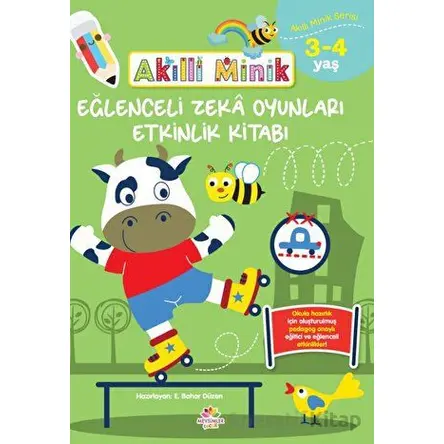 Akıllı Minik Eğlenceli Zeka Oyunları Etkinlik Kitabı 3-4 Yaş - E. Bahar Düzen - Mevsimler Kitap