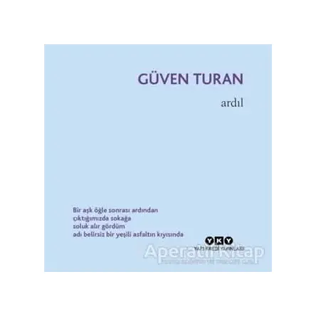 Ardıl - Güven Turan - Yapı Kredi Yayınları