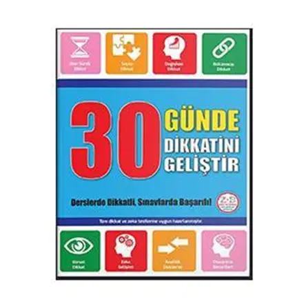 30 Günde Dikkatini Geliştir 6-12 Yaş Yükselen Zeka