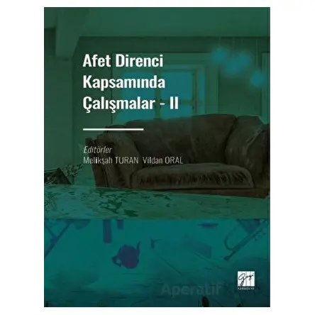 Afet Direnci Kapsamında Çalışmalar - 2 - Vildan Oral - Gazi Kitabevi