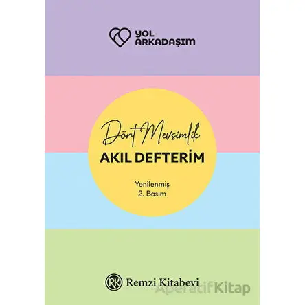 Yol Arkadaşım - Dört Mevsimlik Akıl Defterim - Özlem Göçek - Remzi Kitabevi