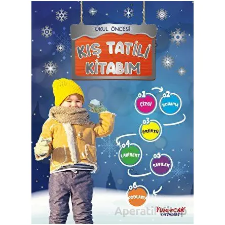 Kış Tatili Kitabım - Tuba Bozcan - Yumurcak Yayınları