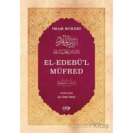 el-Edebül Müfred (2 Cilt) - Mahmut Aşkar - Çığır Yayınları